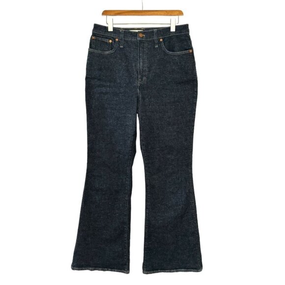 Madewell Dark Denim The Perfect Vintage Flare Jeans in Wrenford Wash Size 32 - Picture 3 of 11
